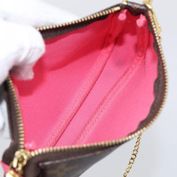 LOUIS VUITTON Monogram Vivienne Mini Pochette Accessoires M82841 LV Auth 212552M