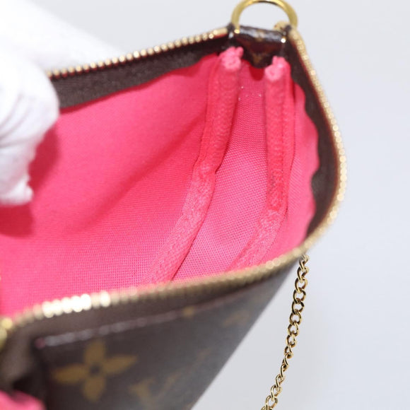 LOUIS VUITTON Monogram Vivienne Mini Pochette Accessoires M82841 LV Auth 212552M
