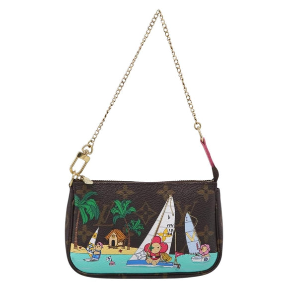 LOUIS VUITTON Monogram Vivienne Mini Pochette Accessoires M82841 LV Auth 212552M