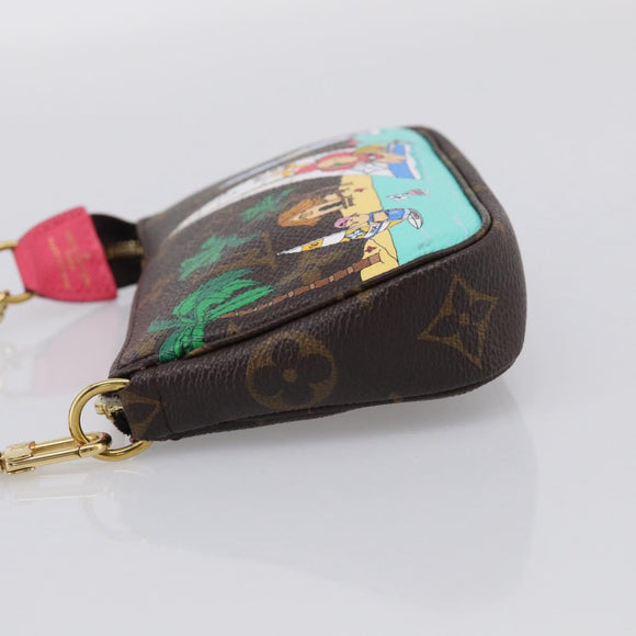 LOUIS VUITTON Monogram Vivienne Mini Pochette Accessoires M82841 LV Auth 212552M