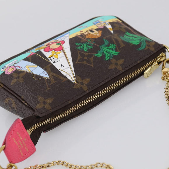 LOUIS VUITTON Monogram Vivienne Mini Pochette Accessoires M82841 LV Auth 212552M