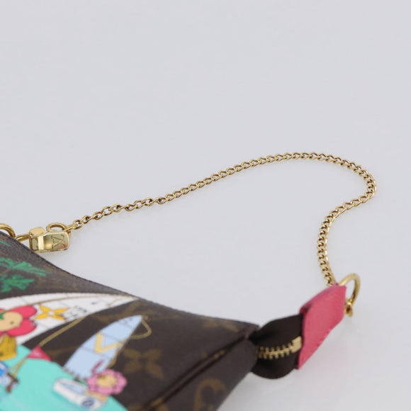 LOUIS VUITTON Monogram Vivienne Mini Pochette Accessoires M82841 LV Auth 212552M