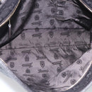 GUCCI GG Canvas Guccissima Shoulder Bag Leather Black Gold 201446 Auth 212553V-17