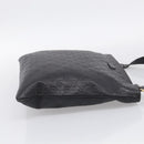 GUCCI GG Canvas Guccissima Shoulder Bag Leather Black Gold 201446 Auth 212553V-5