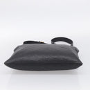 GUCCI GG Canvas Guccissima Shoulder Bag Leather Black Gold 201446 Auth 212553V-9