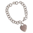 Tiffany & Co. Heart Bracelet Ag925 Silver Auth 212563V-1
