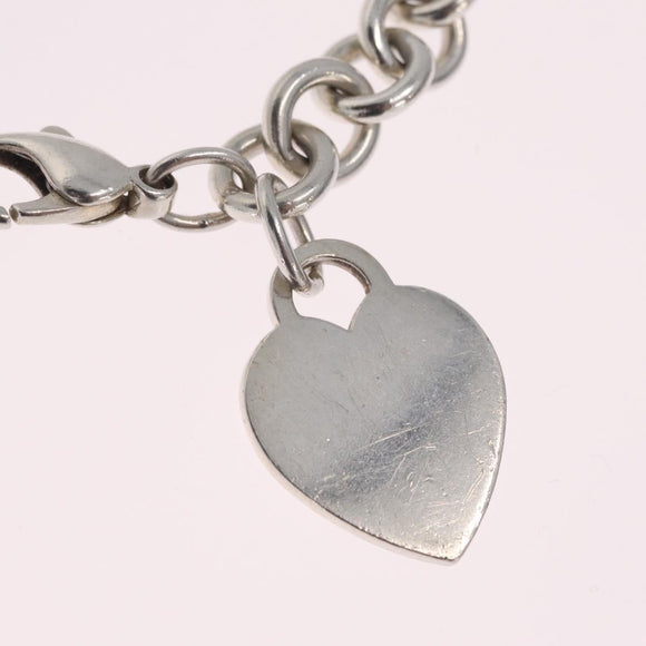 Tiffany & Co. Heart Bracelet Ag925 Silver Auth 212563V