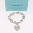 Tiffany & Co. Heart Bracelet Ag925 Silver Auth 212563V-18