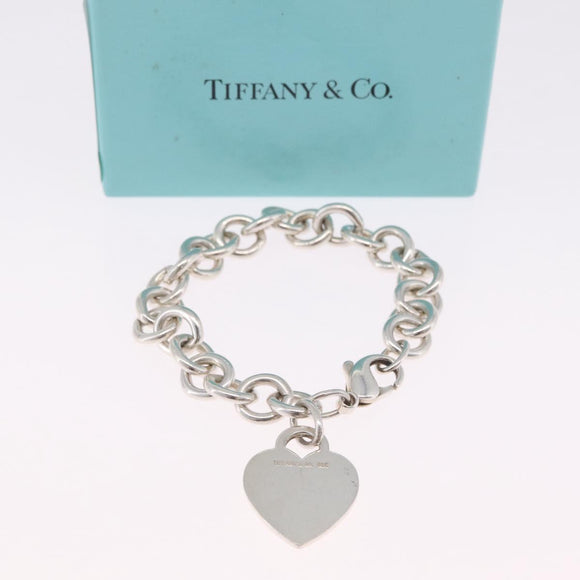Tiffany & Co. Heart Bracelet Ag925 Silver Auth 212563V