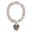 Tiffany & Co. Heart Bracelet Ag925 Silver Auth 212563V-2