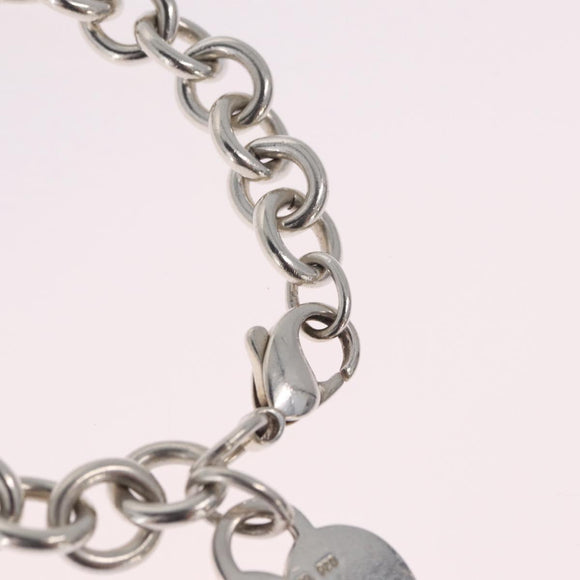 Tiffany & Co. Heart Bracelet Ag925 Silver Auth 212563V