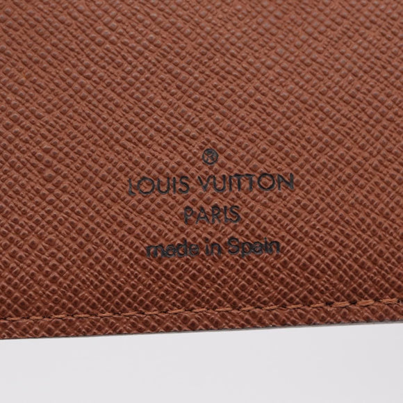 LOUIS VUITTON Monogram Porte Billets 9 Cartes Credit Wallet M60930 Auth 212568V