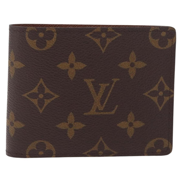 LOUIS VUITTON Monogram Porte Billets 9 Cartes Credit Wallet M60930 Auth 212568V