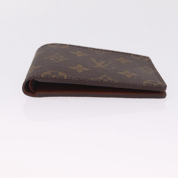 LOUIS VUITTON Monogram Porte Billets 9 Cartes Credit Wallet M60930 Auth 212568V
