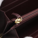 CHANEL Matelasse Long Wallet Caviar Skin Black Gold CC Auth 212569V-18