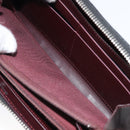 CHANEL Matelasse Long Wallet Caviar Skin Black Silver CC Auth 212570V-19
