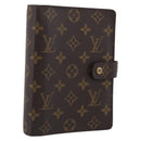 LOUIS VUITTON Monogram Agenda MM Day Planner Cover R20105 LV Auth 212572-1