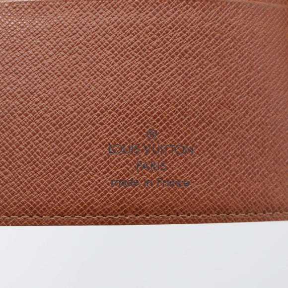 LOUIS VUITTON Monogram Agenda MM Day Planner Cover R20105 LV Auth 212572
