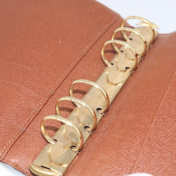 LOUIS VUITTON Monogram Agenda MM Day Planner Cover R20105 LV Auth 212572