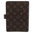 LOUIS VUITTON Monogram Agenda MM Day Planner Cover R20105 LV Auth 212572-3