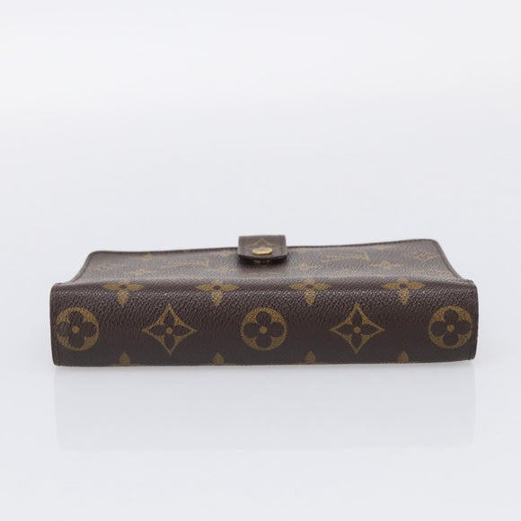 LOUIS VUITTON Monogram Agenda MM Day Planner Cover R20105 LV Auth 212572