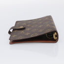 LOUIS VUITTON Monogram Agenda MM Day Planner Cover R20105 LV Auth 212572-6