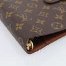 LOUIS VUITTON Monogram Agenda MM Day Planner Cover R20105 LV Auth 212572-9