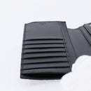 GUCCI GG Canvas Guccissima Long Wallet Leather Black Silver 473920 Auth 212578M-17