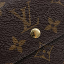 LOUIS VUITTON Monogram Portefeuille Elise Trifold Wallet M61654 LV Auth 212582V-12