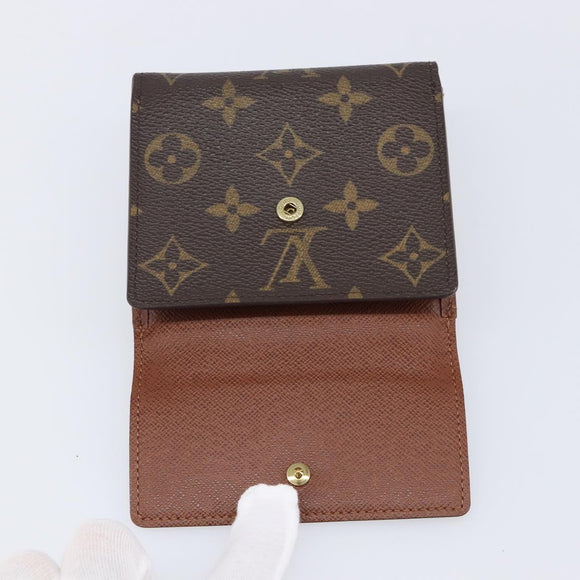 LOUIS VUITTON Monogram Portefeuille Elise Trifold Wallet M61654 LV Auth 212582V