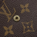 LOUIS VUITTON Monogram Portefeuille Elise Trifold Wallet M61654 LV Auth 212582V-14