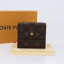 LOUIS VUITTON Monogram Portefeuille Elise Trifold Wallet M61654 LV Auth 212582V-28