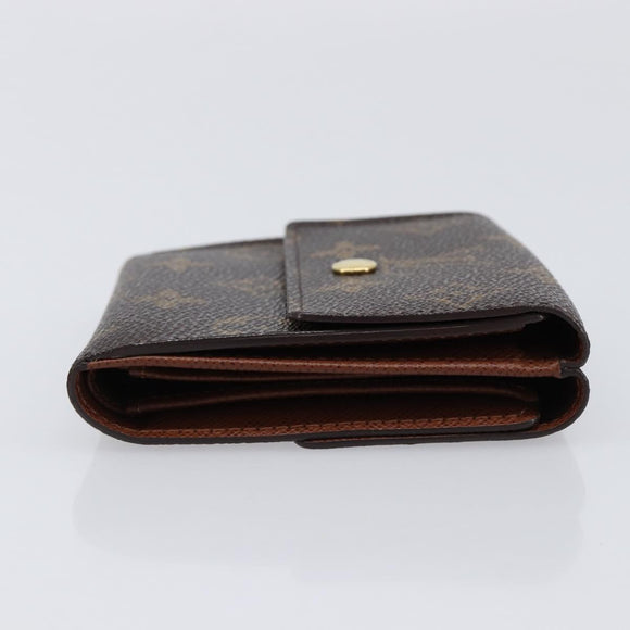 LOUIS VUITTON Monogram Portefeuille Elise Trifold Wallet M61654 LV Auth 212582V