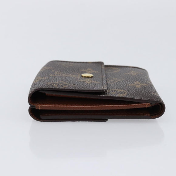 LOUIS VUITTON Monogram Portefeuille Elise Trifold Wallet M61654 LV Auth 212582V