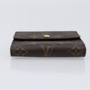 LOUIS VUITTON Monogram Portefeuille Elise Trifold Wallet M61654 LV Auth 212582V-7