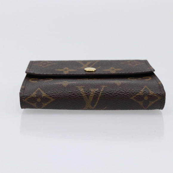 LOUIS VUITTON Monogram Portefeuille Elise Trifold Wallet M61654 LV Auth 212582V