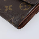LOUIS VUITTON Monogram Portefeuille Elise Trifold Wallet M61654 LV Auth 212582V-8