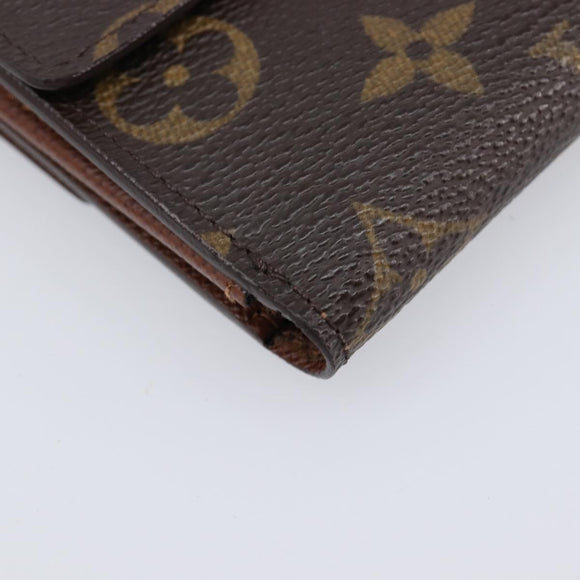 LOUIS VUITTON Monogram Portefeuille Elise Trifold Wallet M61654 LV Auth 212582V