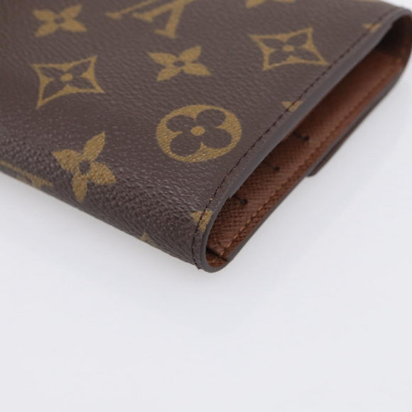 LOUIS VUITTON Monogram Portefeuille International Wallet M61217 LV Auth 212583V