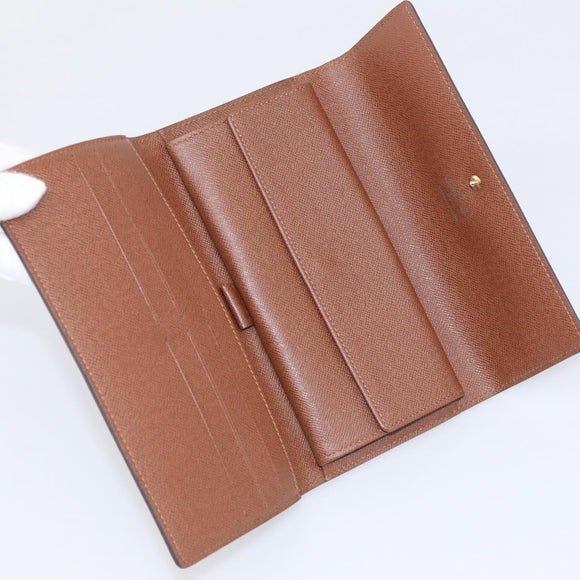 LOUIS VUITTON Monogram Portefeuille International Wallet M61217 LV Auth 212583V