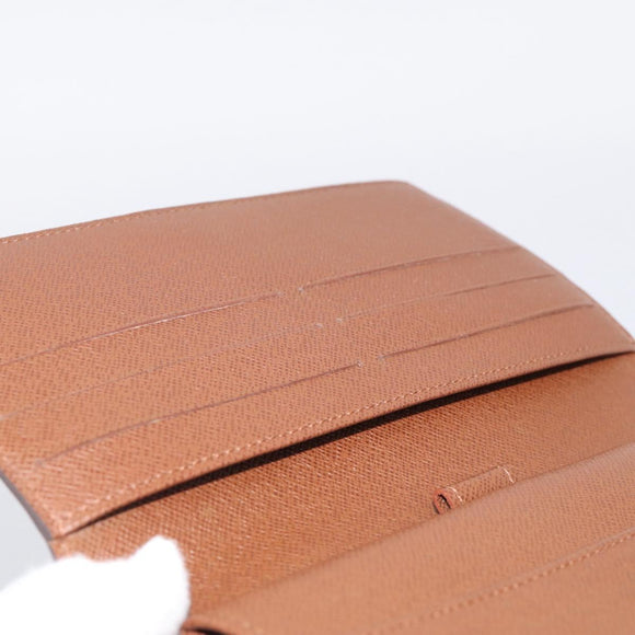 LOUIS VUITTON Monogram Portefeuille International Wallet M61217 LV Auth 212583V