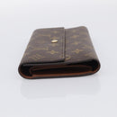 LOUIS VUITTON Monogram Portefeuille International Wallet M61217 LV Auth 212583V-4