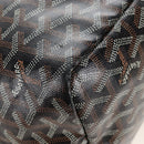 Goyard Herringbone Saint Louis PM Tote Bag PVC Black Auth 212594V-15