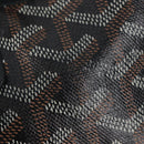 Goyard Herringbone Saint Louis PM Tote Bag PVC Black Auth 212594V-3