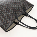Goyard Herringbone Saint Louis PM Tote Bag PVC Black Auth 212594V-7