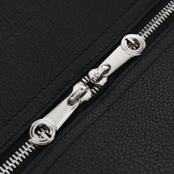 Goyard Herringbone Ardy PM Tote Bag PVC Leather Black Auth 212602SAM