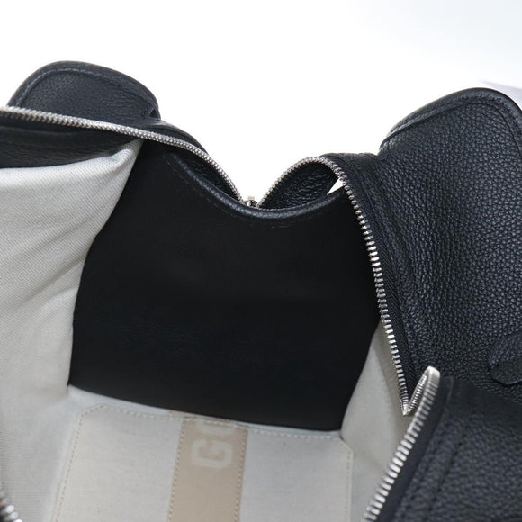 Goyard Herringbone Ardy PM Tote Bag PVC Leather Black Auth 212602SAM