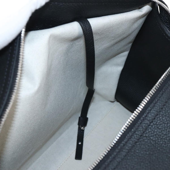 Goyard Herringbone Ardy PM Tote Bag PVC Leather Black Auth 212602SAM