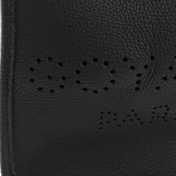 Goyard Herringbone Ardy PM Tote Bag PVC Leather Black Auth 212602SAM