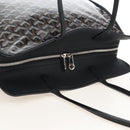 Goyard Herringbone Ardy PM Tote Bag PVC Leather Black Auth 212602SAM-8